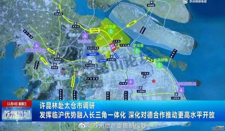 苏淀沪城际线路走向也有了,机场基本确定