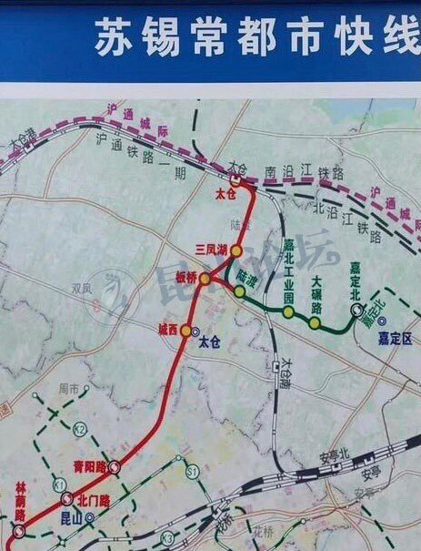 重磅昆山萧林路的春天来了附苏锡常城际铁路最新规划