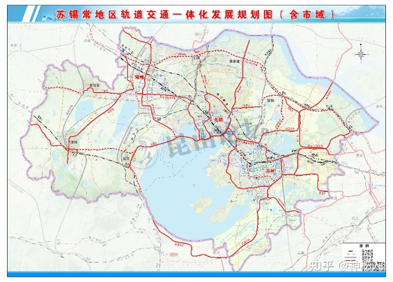 苏锡常轨道交通规划图