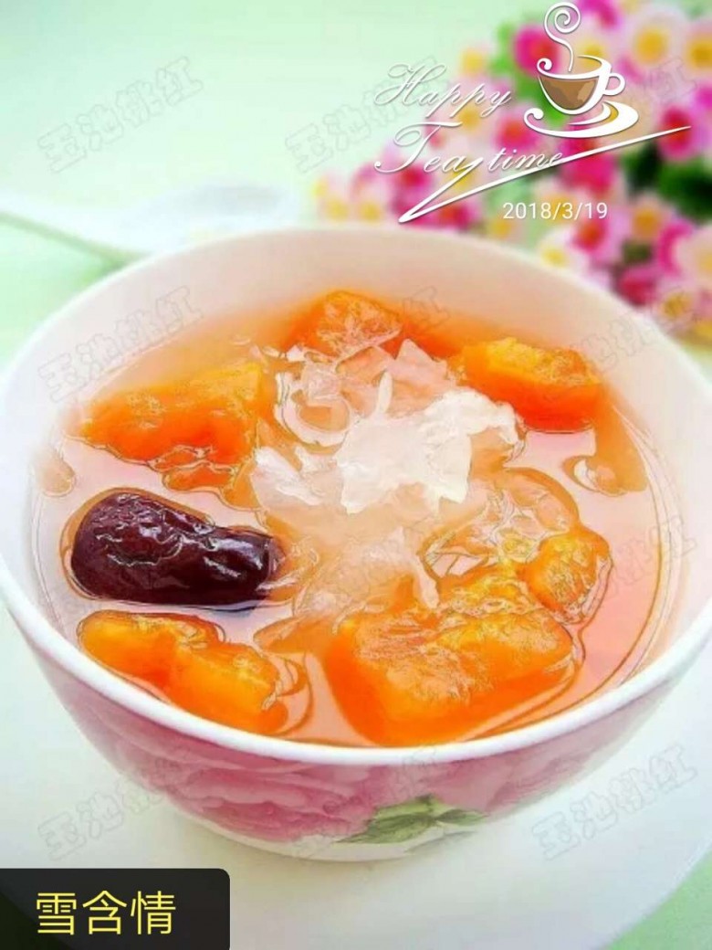 红枣木瓜银耳汤