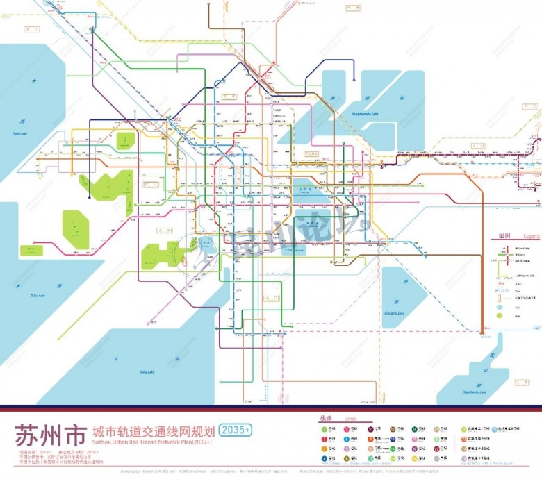 我这张苏州2035年地铁规划图能不能骗到30个赞?