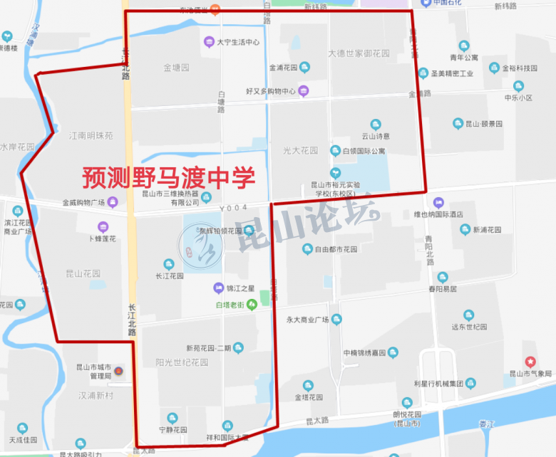 闲来无事,推测一下野马渡中学|昆山市教育局 - 昆山论坛