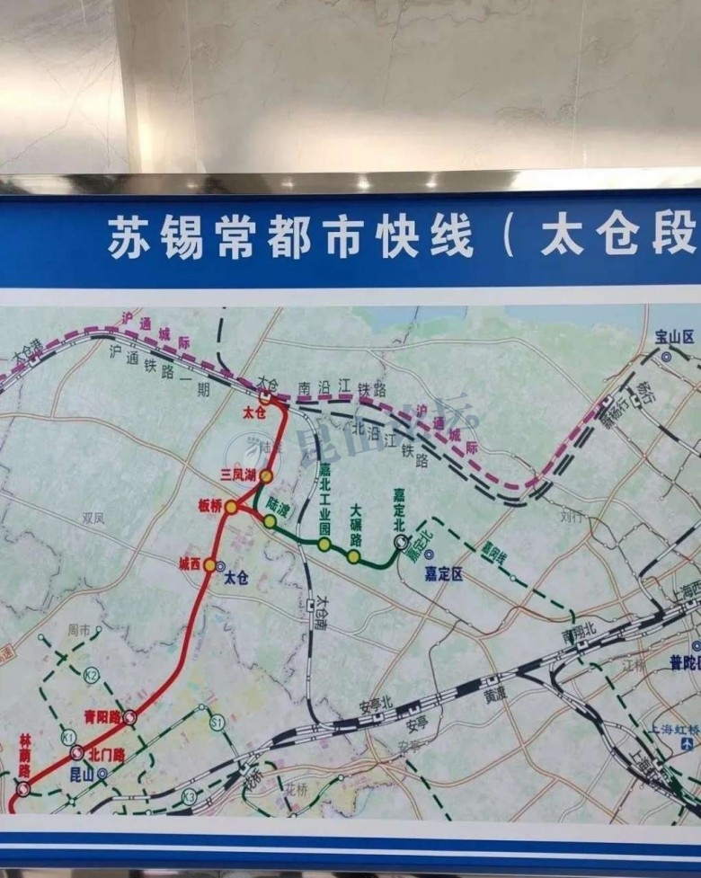 蘇錫常快線北門路有站點?